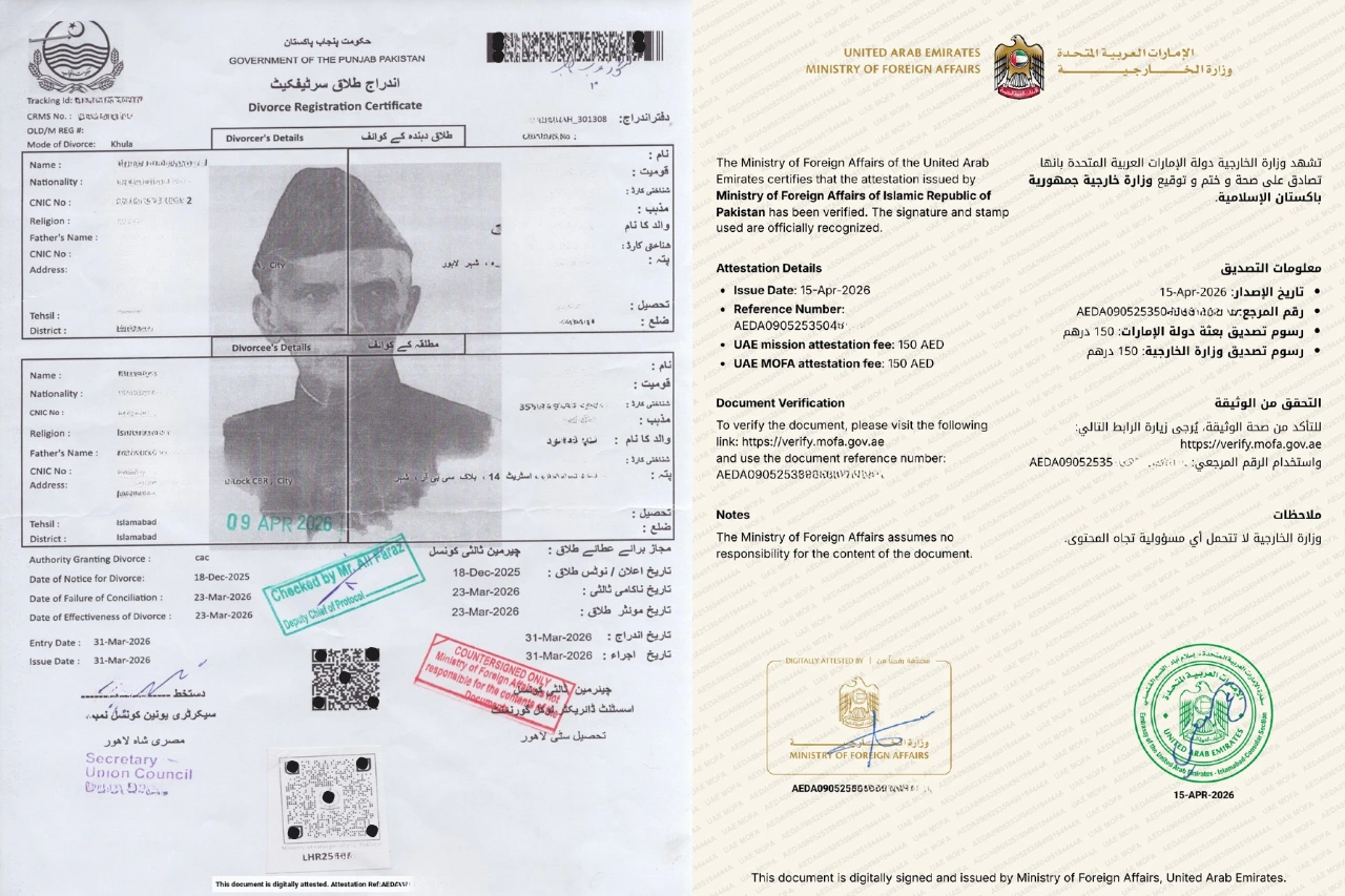 Marraige Certificate Attestation