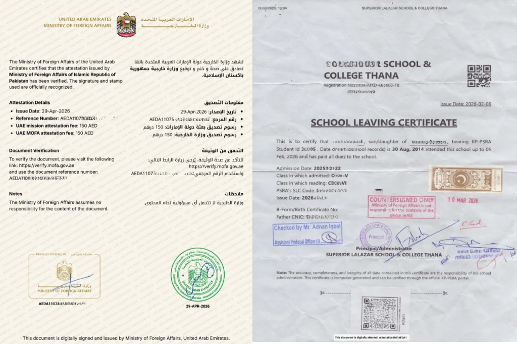 school leaving certificate