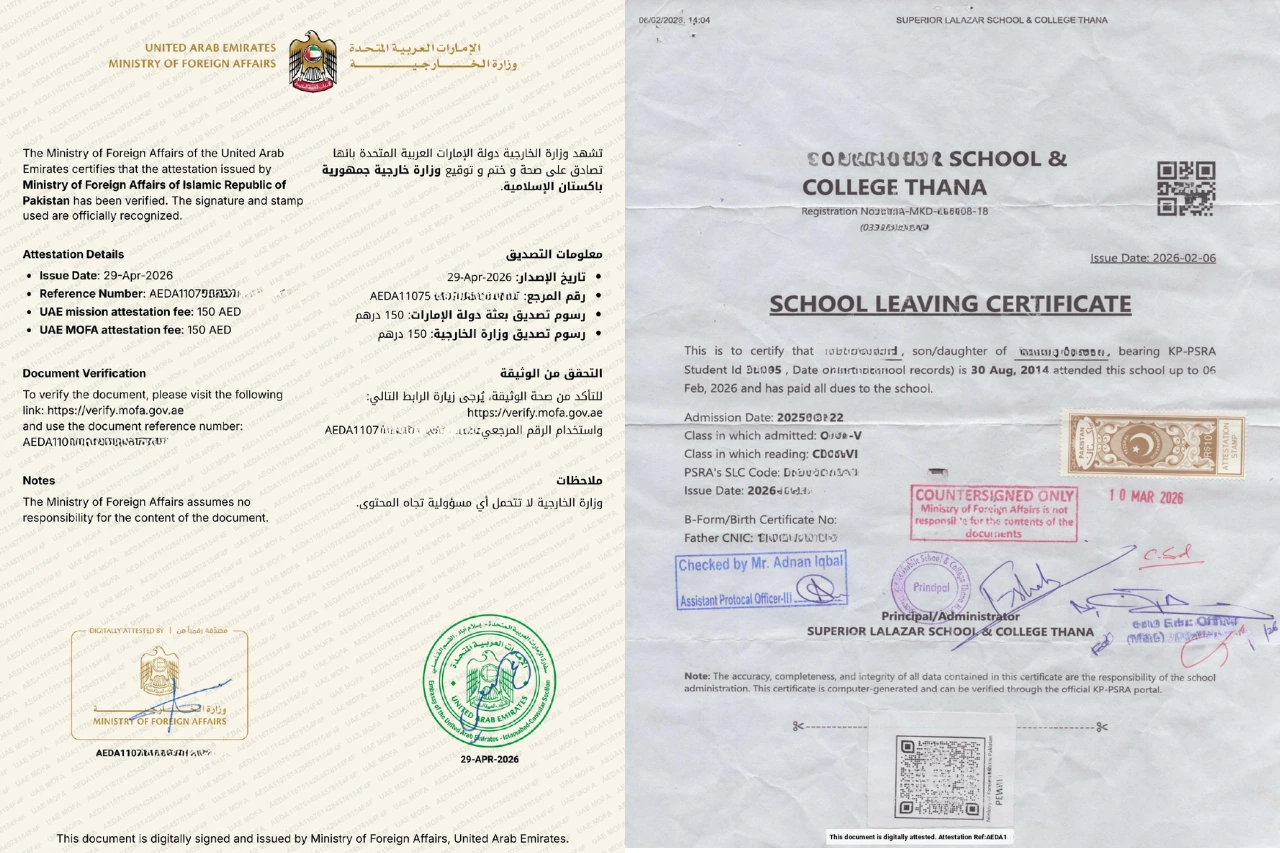 school leaving certificate